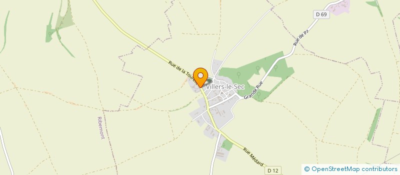 localisation de l'entreprise SOCIETE MOREAU à VILLERS-LE-SEC