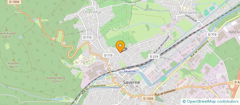 localisation de l'entreprise SOCIETE MORGEAT à SAVERNE
