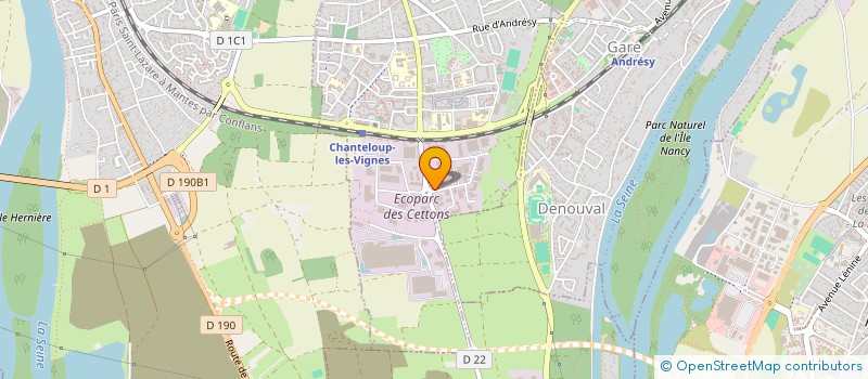 localisation de l'entreprise SOCIETE MORIN - PERTUE à CHANTELOUP-LES-VIGNES