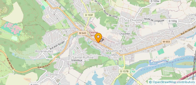 localisation de l'entreprise SOCIETE MOSELLANE DE CHAUFFE  CHATEL-SAINT-GERMAIN