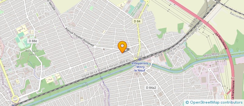 localisation de l'entreprise SOCIETE MOTA  MITRY-MORY