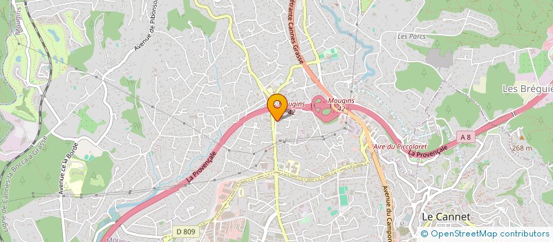 localisation de l'entreprise SOCIETE MOUGINOISE DE CONSTRUCTION ET DE RENOVATION à MOUGINS