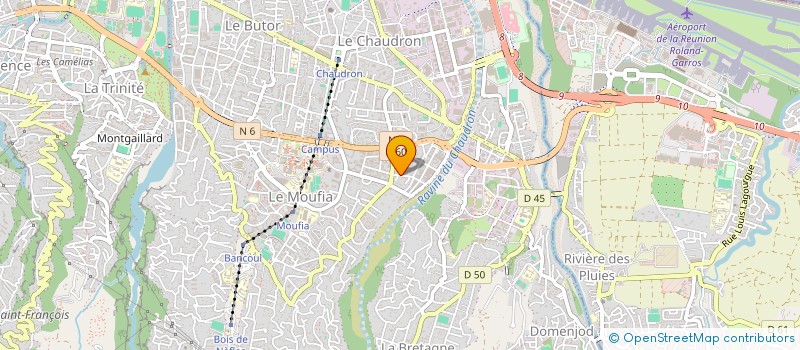 localisation de l'entreprise SOCIETE MOUTIEN TRAVAUX PUBLICS à SAINT-DENIS