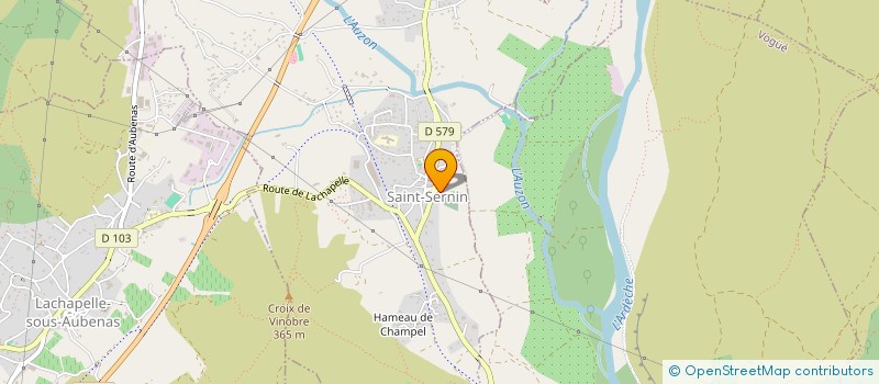 localisation de l'entreprise SOCIETE MRM  SAINT-SERNIN