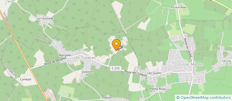 localisation de l'entreprise SOCIETE MTVA à CISSAC-MEDOC