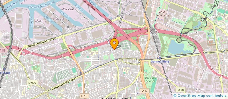 localisation de l'entreprise SOCIETE MULAKU  GENNEVILLIERS