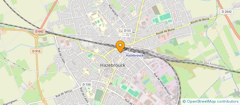 localisation de l'entreprise SOCIETE MULTI SERVICES à HAZEBROUCK