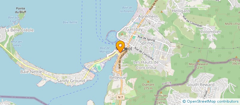 localisation de l'entreprise SOCIETE MULTI SERVICES DU BTP  SAINT MARTIN