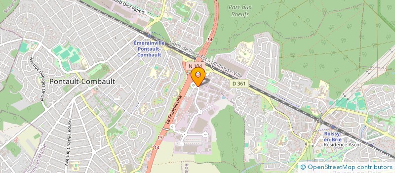 localisation de l'entreprise SOCIETE MULTI SERVICES PLUS à PONTAULT-COMBAULT