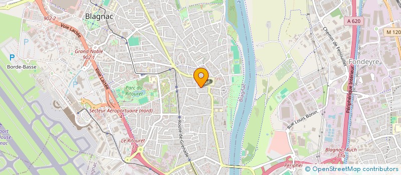 localisation de l'entreprise SOCIETE MULTISERVICES OCCITANE  BLAGNAC