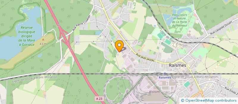 localisation de l'entreprise SOCIETE MUNOZ à RAISMES