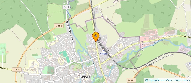 localisation de l'entreprise SOCIETE MUSICALE DE GISORS à GISORS