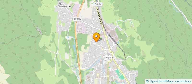 localisation de l'entreprise SOCIETE MUSICALE DE LAGNIEU à LAGNIEU