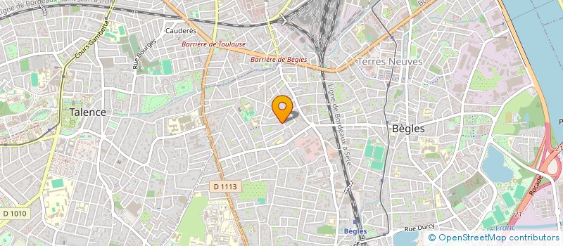 localisation de l'entreprise SOCIETE MUSICALE INVENTUM à BEGLES
