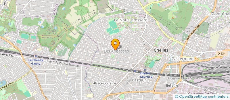 localisation de l'entreprise SOCIETE MUTATION  CHELLES