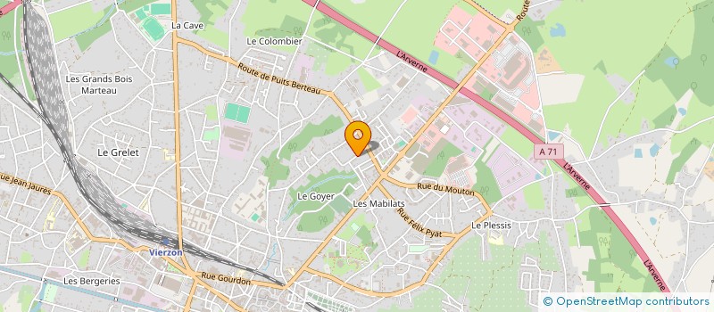 localisation de l'entreprise SOCIETE MUTUALISTE DES TANNEURS à VIERZON