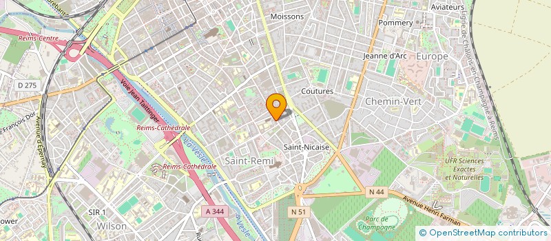 localisation de l'entreprise SOCIETE MYCOLOGIQUE REMOISE  REIMS