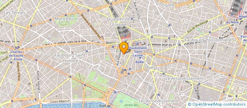 localisation de l'entreprise SOCIETE MYM  PARIS