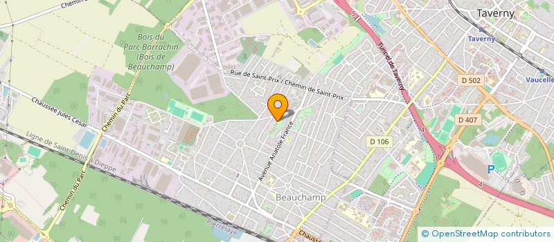 localisation de l'entreprise SOCIETE N.C.B.  ARGENTEUIL