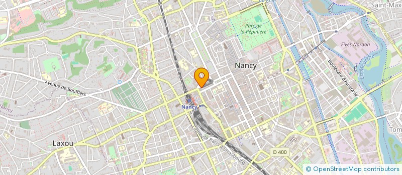 localisation de l'entreprise SOCIETE NANCEENNE DE COIFFURE à NANCY