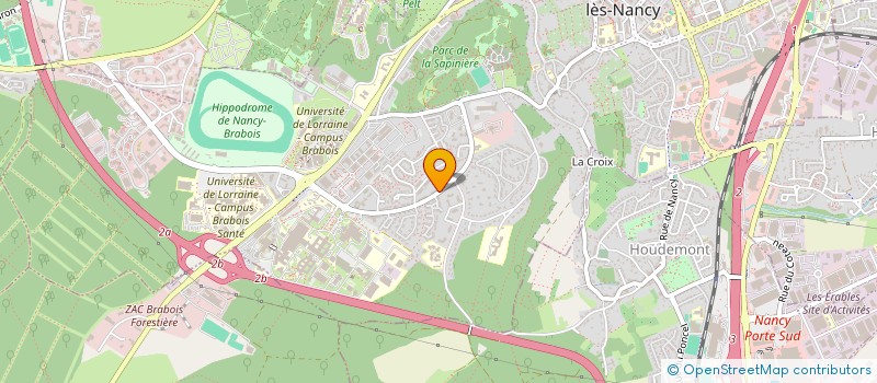 localisation de l'entreprise SOCIETE NANCEIENNE DE MEDECINE INTERNE ET IMMUNOLOGIE CLINIQUE  VANDUVRE-LES-NANCY