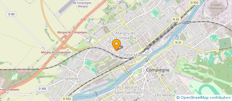 localisation de l'entreprise SOCIETE NAPOLEONIENNE DE COMPIEGNE (S.N.C) à COMPIEGNE