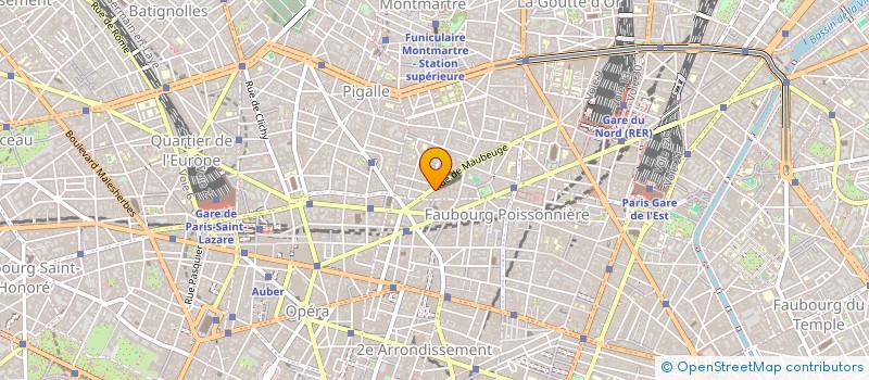 localisation de l'entreprise SOCIETE NATALIYA  PARIS