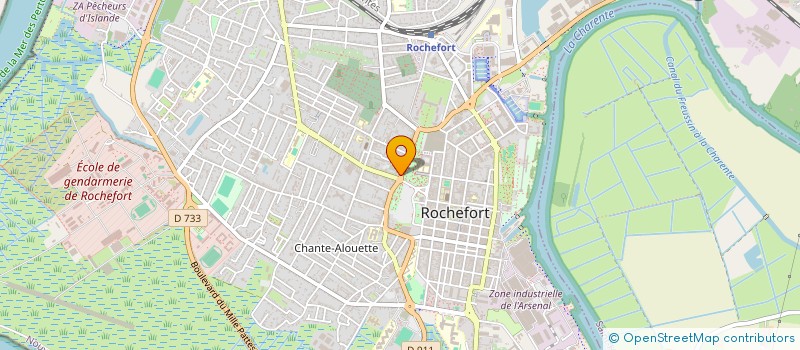 localisation de l'entreprise SOCIETE NATIONALE CONSTRUCTION 2000  ROCHEFORT