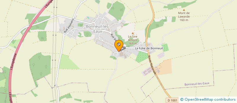 localisation de l'entreprise SOCIETE NATIONALE D'EDITION ET DE COURTAGE  BONNEUIL-LES-EAUX