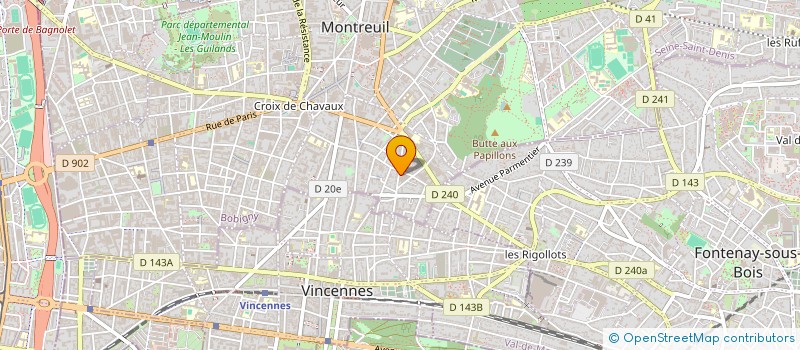localisation de l'entreprise SOCIETE NATIONALE D'EXTRUSION ET D'INJECTION DES PLASTIQUES à MONTREUIL
