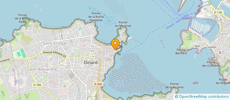 localisation de l'entreprise SOCIETE NATIONALE DE COMMERCIALISATION HOTELIERE SNCH  DINARD