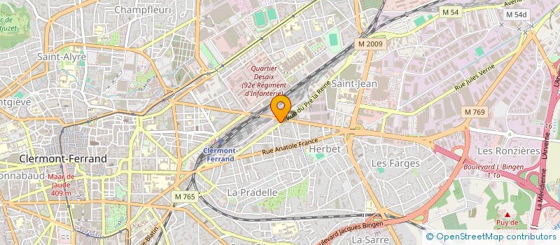 localisation de l'entreprise SOCIETE NATIONALE DE REPROGRAPHIE à CLERMONT-FERRAND