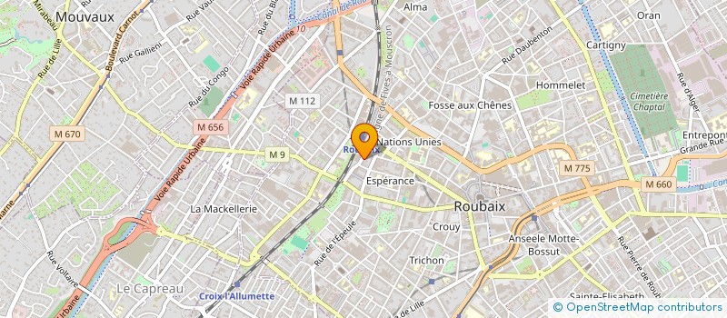 localisation de l'entreprise SOCIETE NATIONALE TOUS CAROTTAGES à ROUBAIX