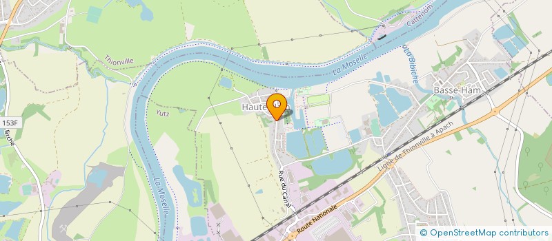 localisation de l'entreprise SOCIETE NAUTIQUE CAP 250  BASSE-HAM