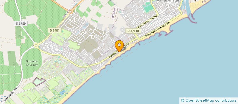 localisation de l'entreprise SOCIETE NAUTIQUE DE BEZIERS VALRAS  VALRAS-PLAGE