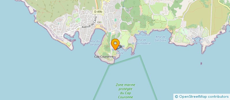 localisation de l'entreprise SOCIETE NAUTIQUE DE COURONNE VIEILLE à MARTIGUES