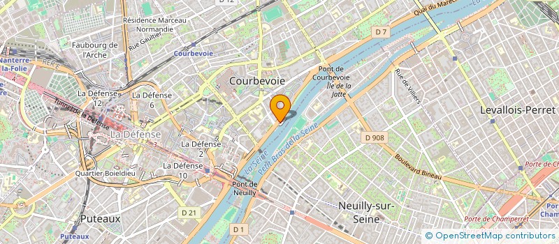 localisation de l'entreprise SOCIETE NAUTIQUE DE LA BASSE SEINE à COURBEVOIE