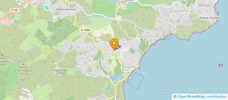 localisation de l'entreprise SOCIETE NAUTIQUE DE PINARELLO  ZONZA