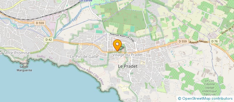 localisation de l'entreprise SOCIETE NAUTIQUE DU PORT DES OURSINIERES à LE PRADET