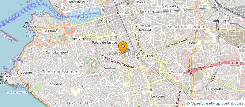 localisation de l'entreprise SOCIETE NAVALE MEDITERRANEE à MARSEILLE