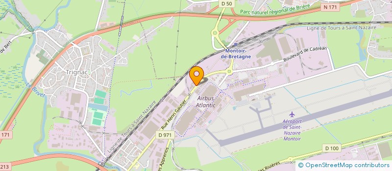 localisation de l'entreprise SOCIETE NAZAIRIENNE DE MECANIQUE à MONTOIR-DE-BRETAGNE
