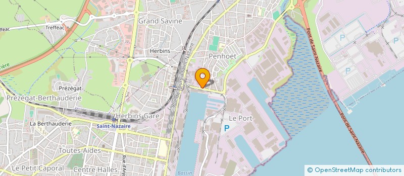 localisation de l'entreprise SOCIETE NAZAIRIENNE DE PEINTURE à SAINT-NAZAIRE