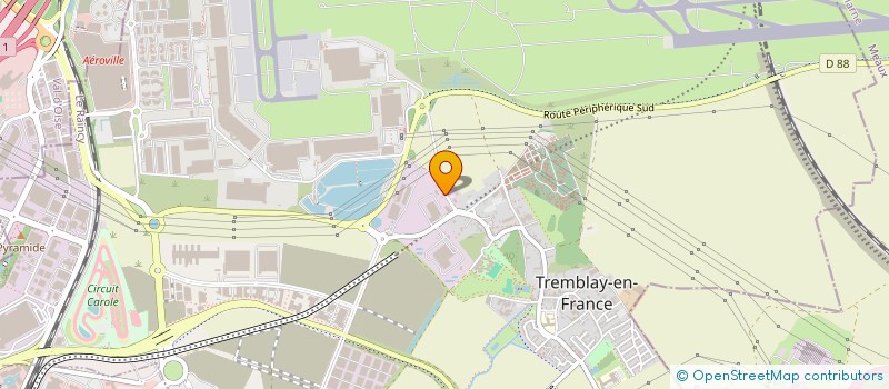 localisation de l'entreprise SOCIETE NEGOCE TRANSIT INTERNATIONAL à TREMBLAY-EN-FRANCE