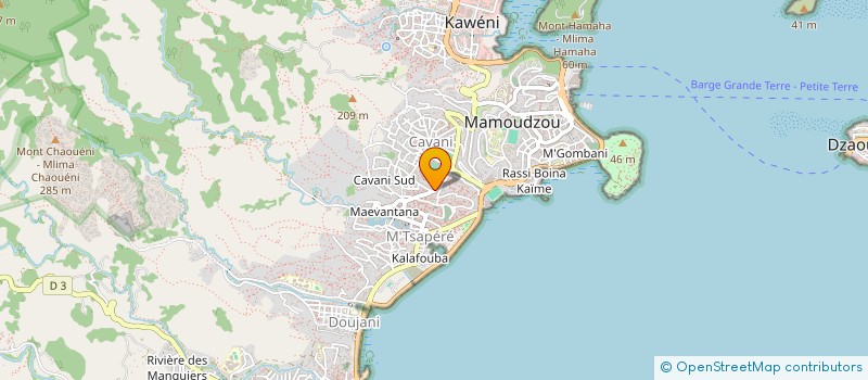 localisation de l'entreprise SOCIETE NETTOYAGE DE L'ILE à MAMOUDZOU