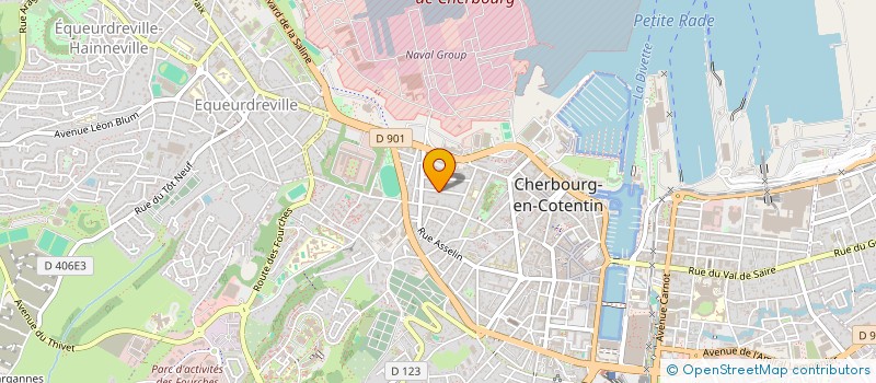 localisation de l'entreprise SOCIETE NETTOYAGE ENTRETIEN MAINTENANCE à CHERBOURG-EN-COTENTIN