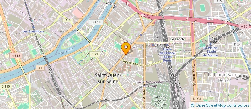 localisation de l'entreprise SOCIETE NEUBAUER  SAINT-DENIS