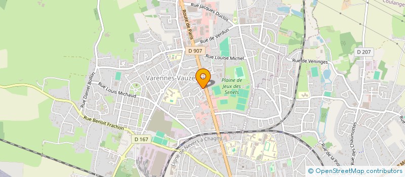 localisation de l'entreprise SOCIETE NEVERLEC à VARENNES-VAUZELLES