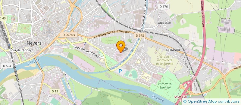 localisation de l'entreprise SOCIETE NEVERS VIANDES à NEVERS
