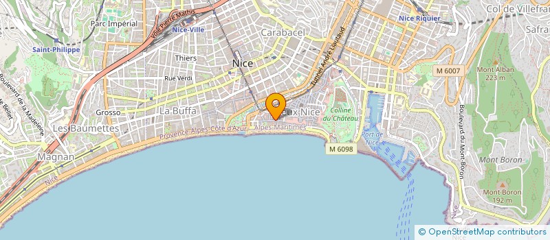 localisation de l'entreprise SOCIETE NICOISE D ORGANISATION DE GESTION ET D EXPERTISE COMPTABLES à NICE