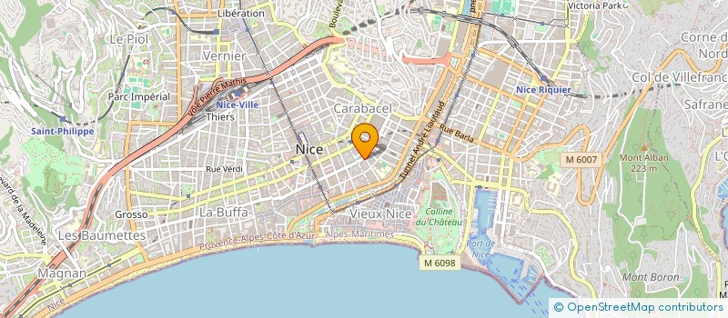 localisation de l'entreprise SOCIETE NICOISE DE PRESTATIONS à NICE
